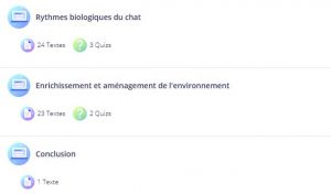 cours répondre aux besoins de mon chat