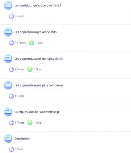 module e-learning comment le chat apprend