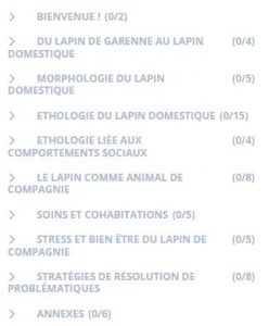 cours sur le comportement du lapin domestique
